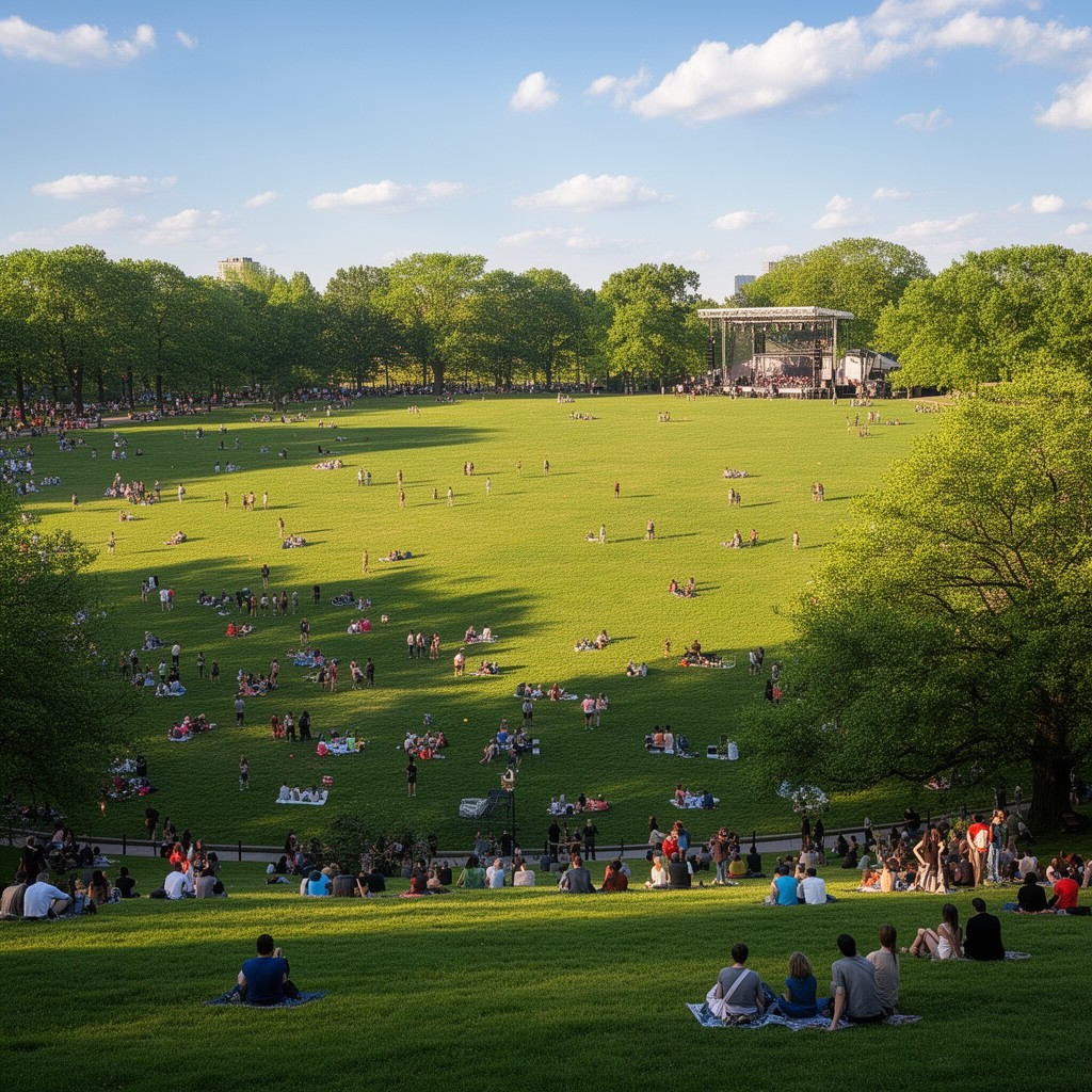 AI-generated illustration of The Great Lawn