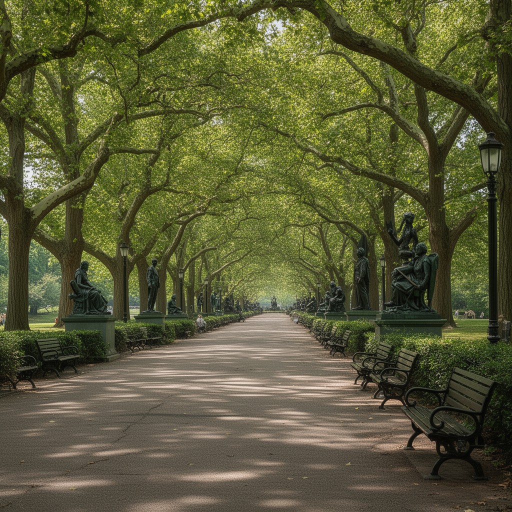 AI-generated illustration of The Mall and Literary Walk