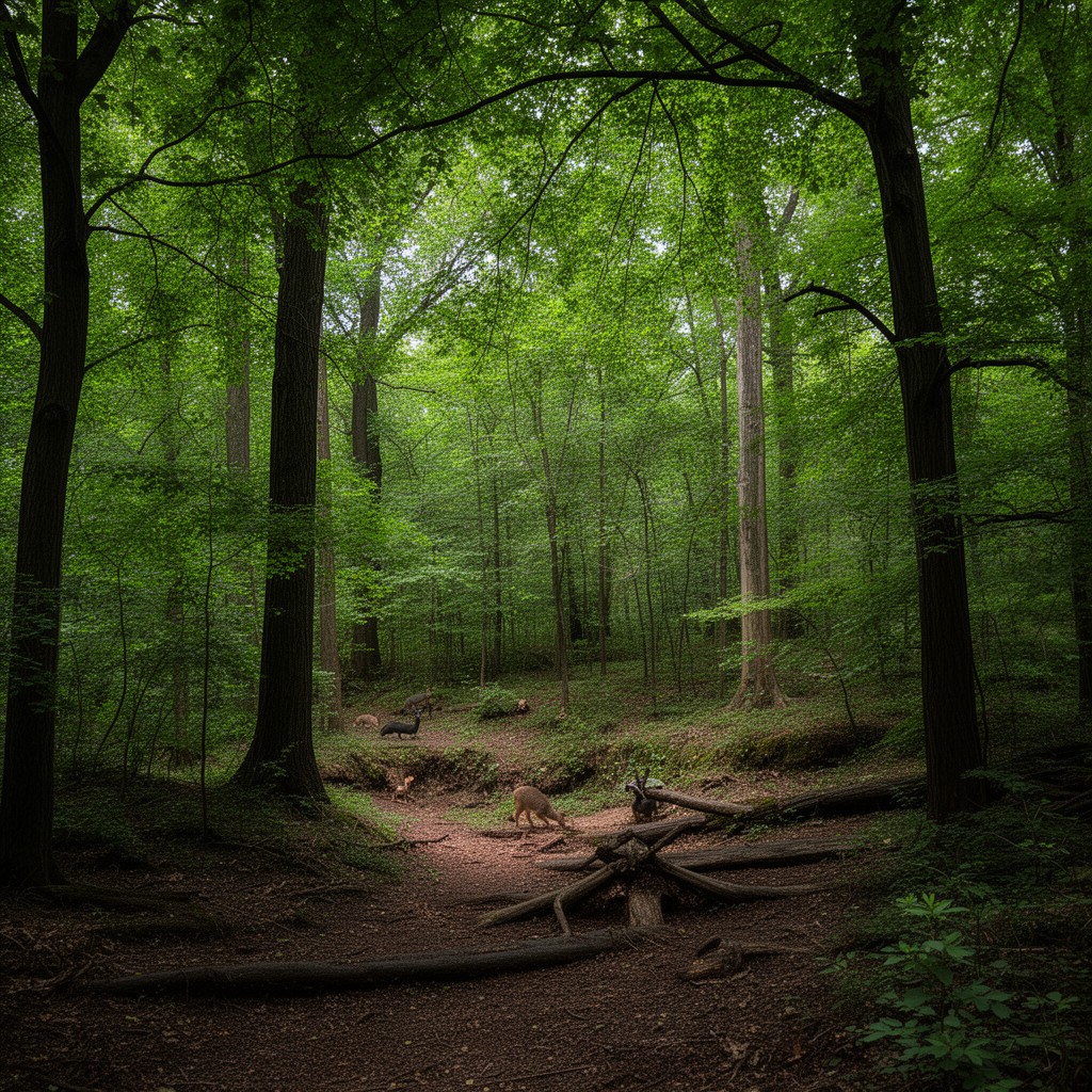 AI-generated illustration of North Woods