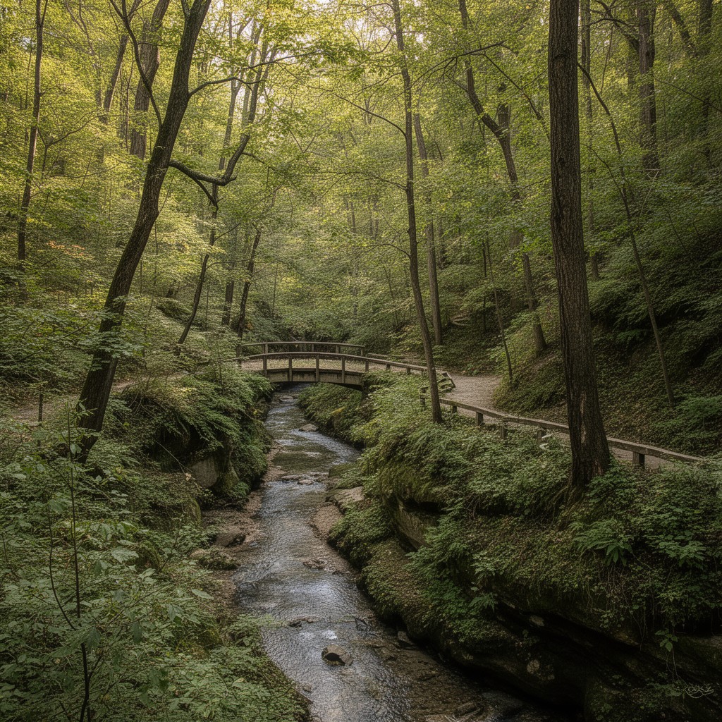 AI-generated illustration of The Ravine