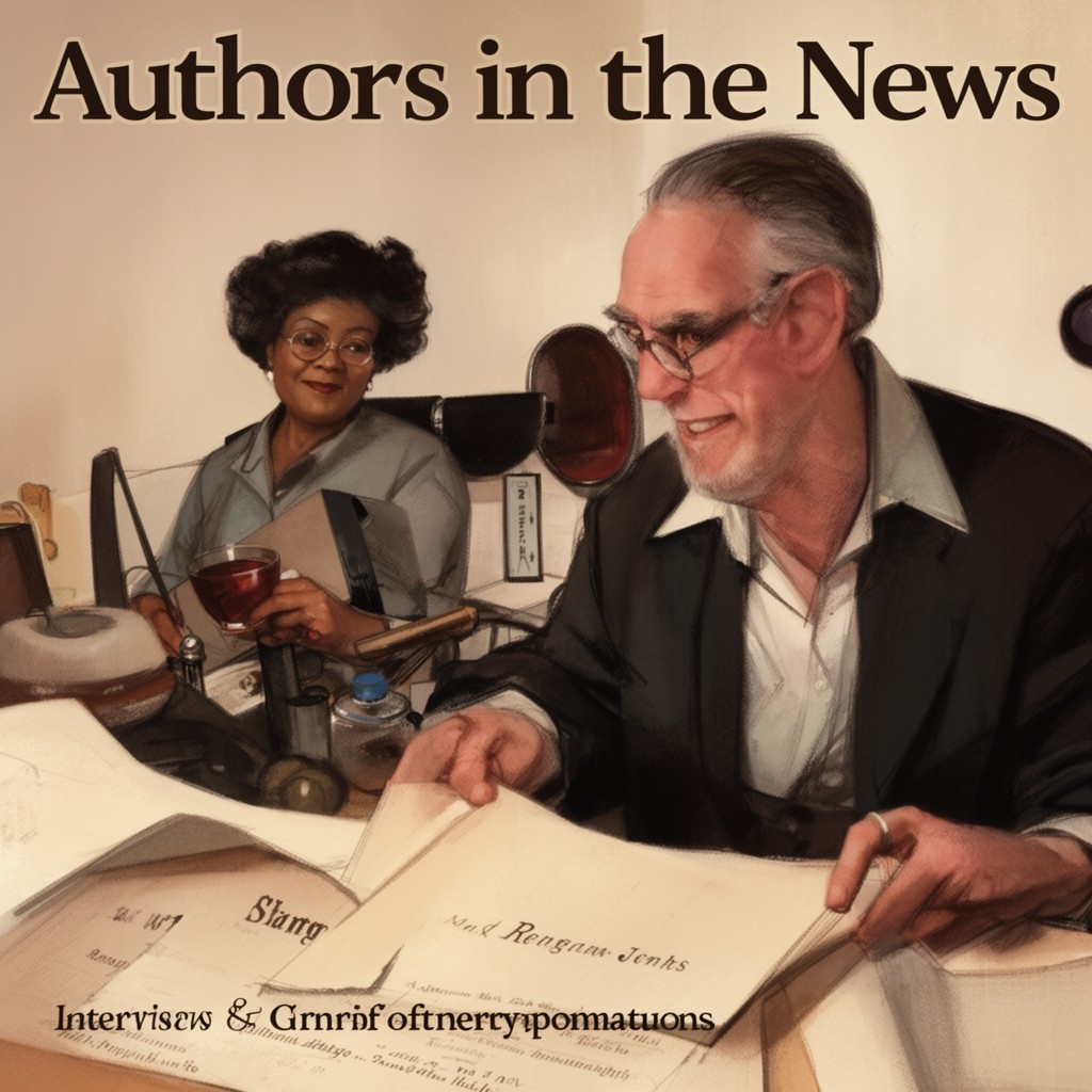 AI-generated illustration of Authors in the News