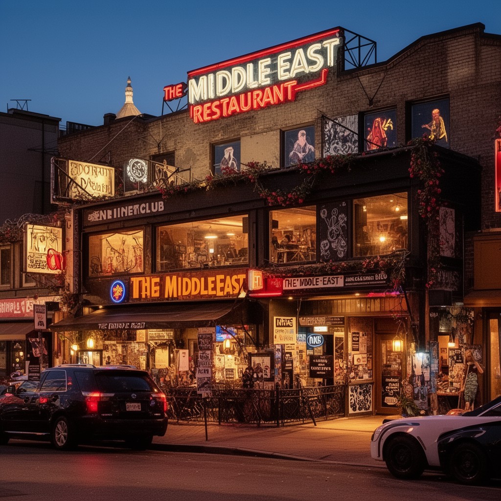 AI-generated illustration of The Middle East Restaurant and Nightclub