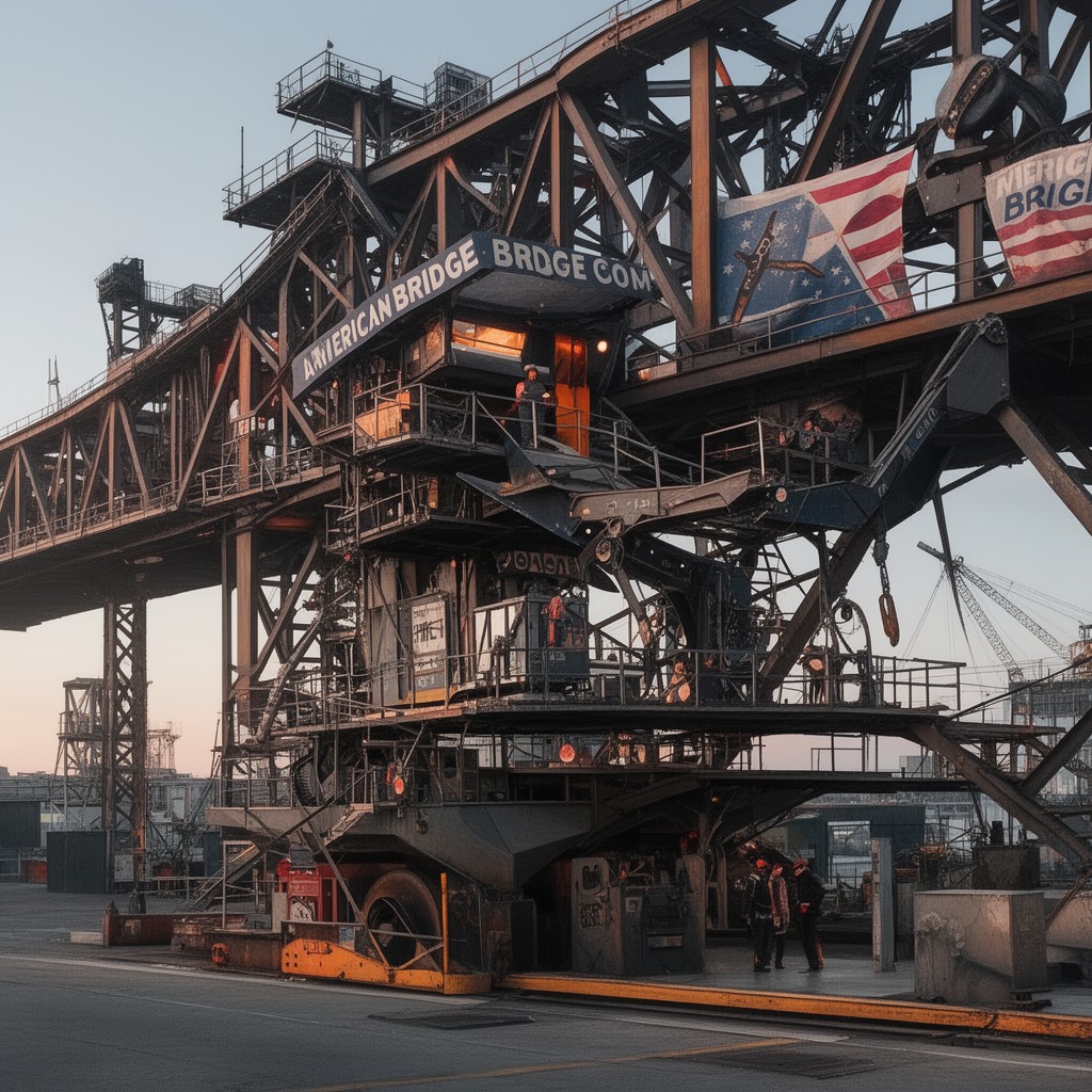AI-generated illustration of American Bridge Company