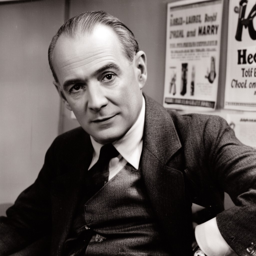 AI-generated illustration of Hal Roach