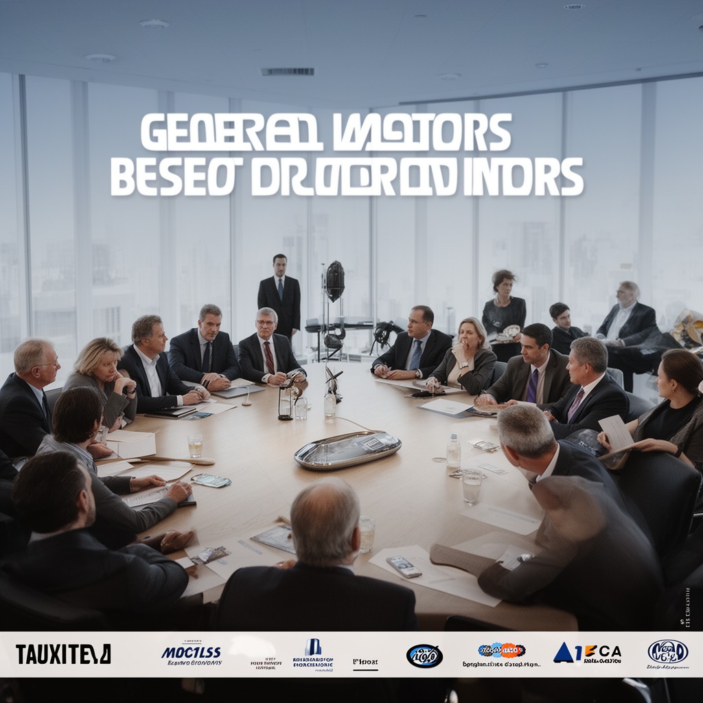 AI-generated illustration of General Motors board of directors