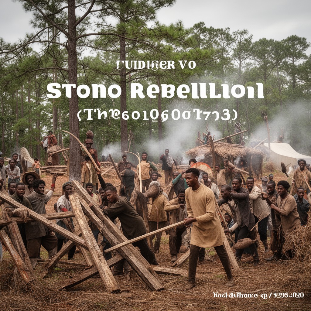 AI-generated illustration of Stono Rebellion