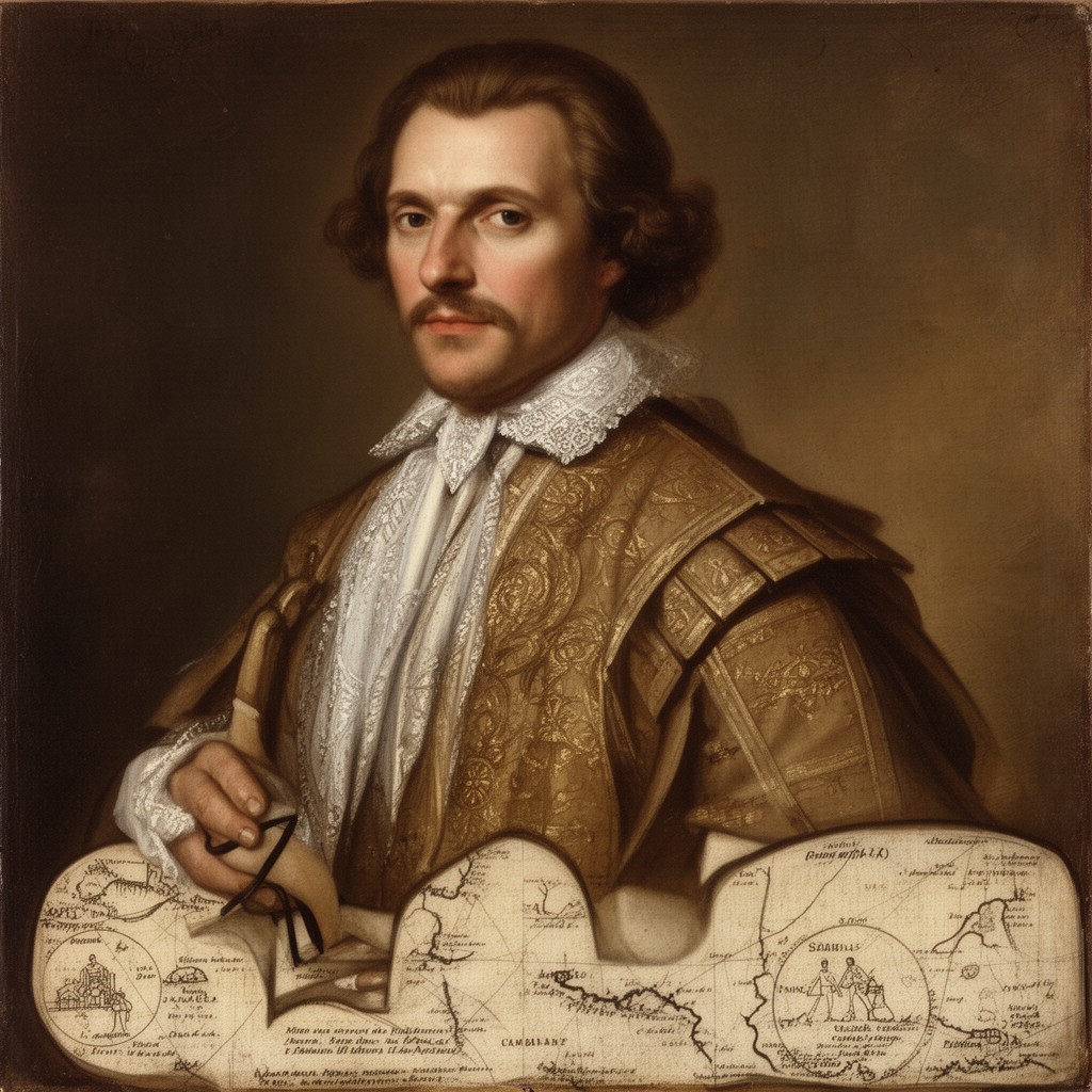 AI-generated illustration of Samuel de Champlain