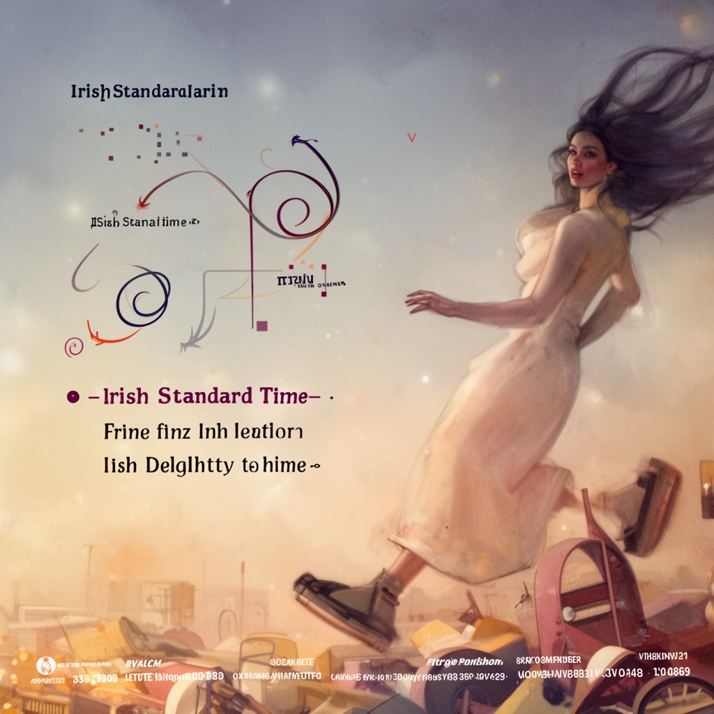 AI-generated illustration of Irish Standard Time