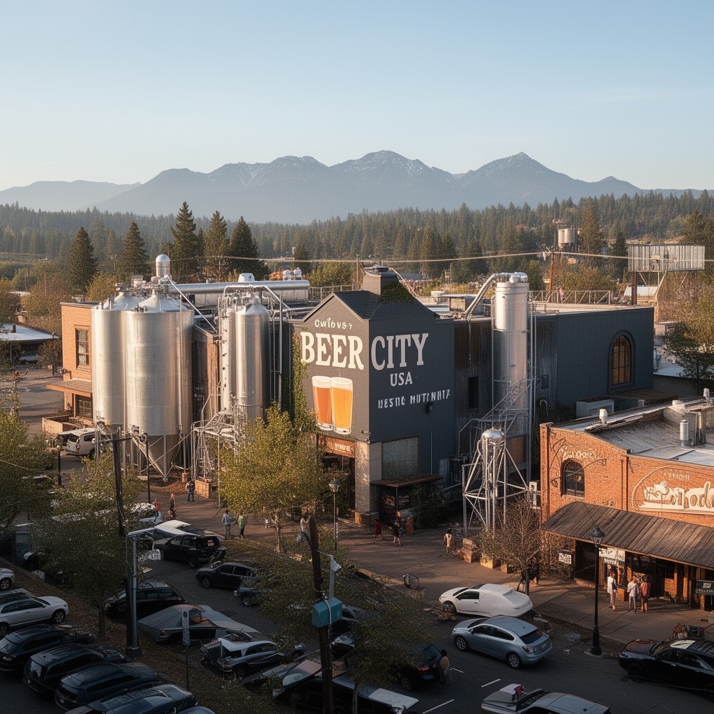 AI-generated illustration of Beer City USA