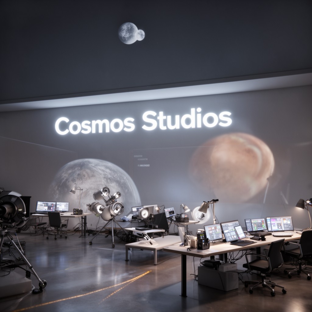 AI-generated illustration of Cosmos Studios