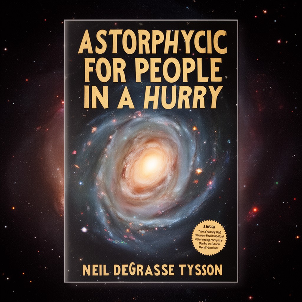 AI-generated illustration of Astrophysics for People in a Hurry