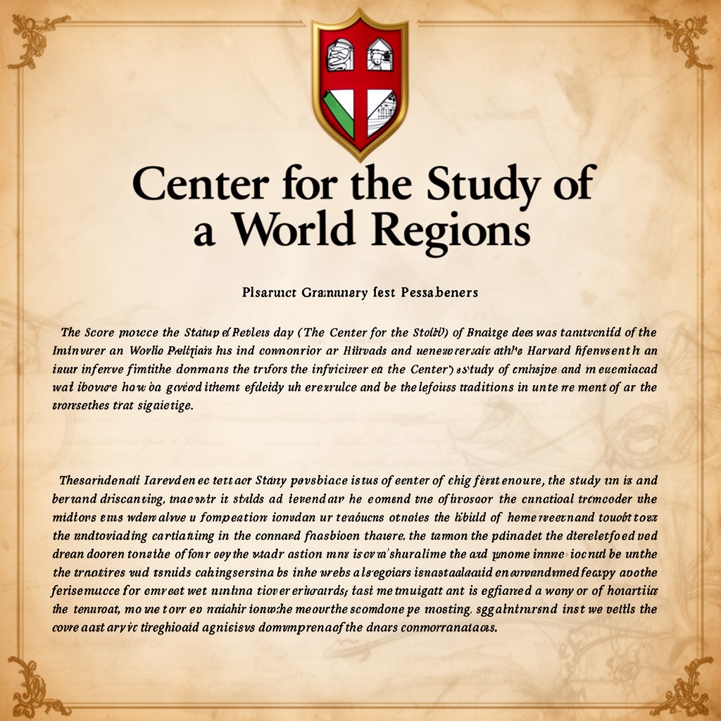 AI-generated illustration of Center for the Study of World Religions