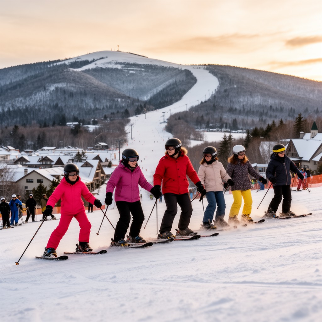 AI-generated illustration of Waterville Valley Resort