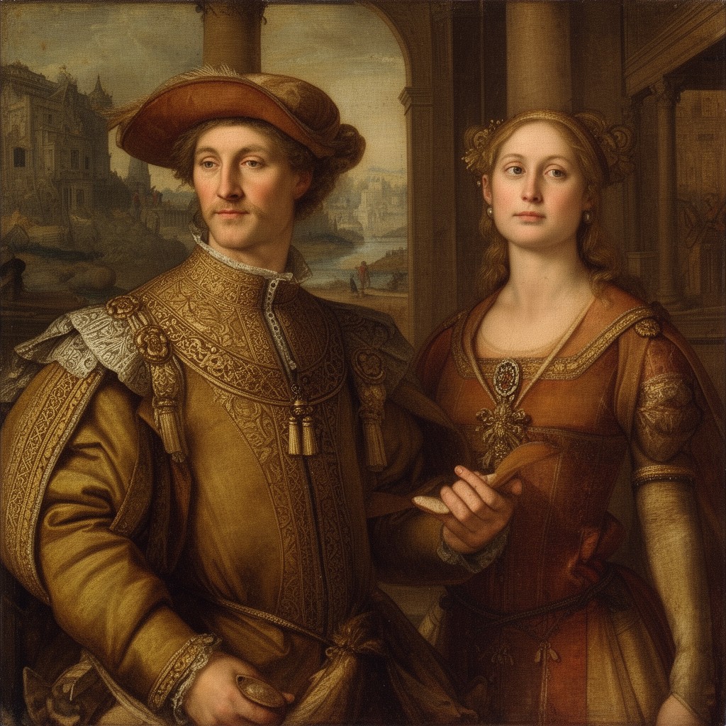 AI-generated illustration of Renaissance humanism
