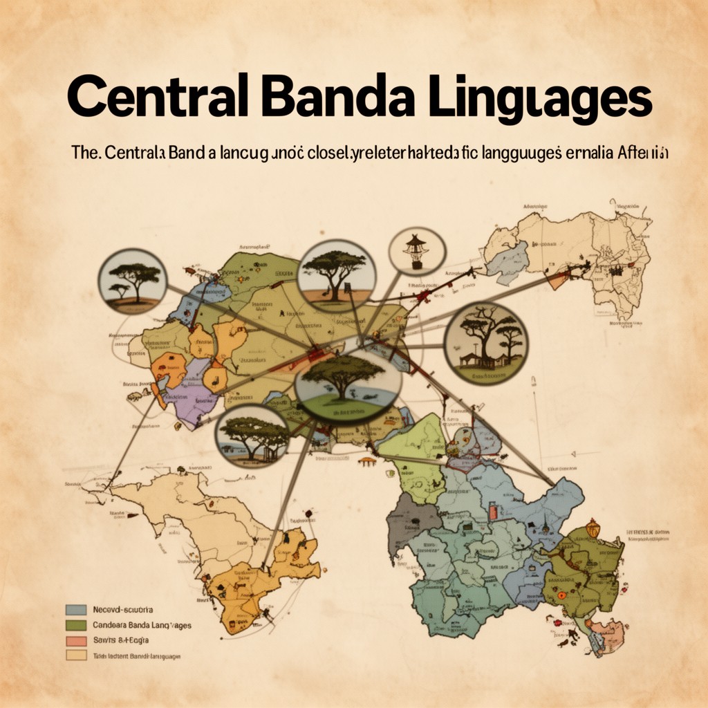 AI-generated illustration of Central Banda languages
