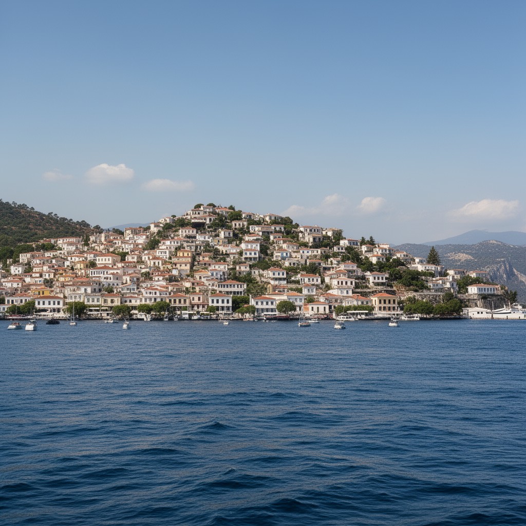 AI-generated illustration of Samos