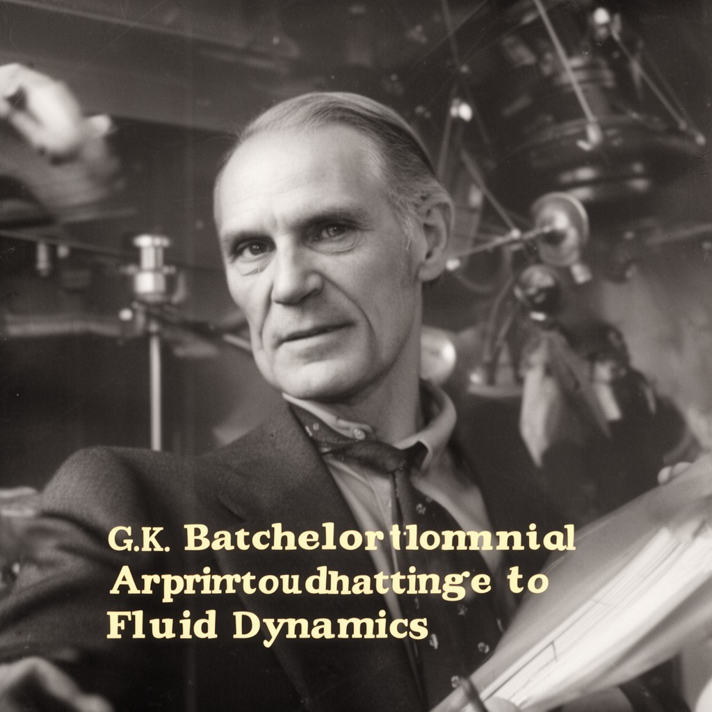 AI-generated illustration of G. K. Batchelor