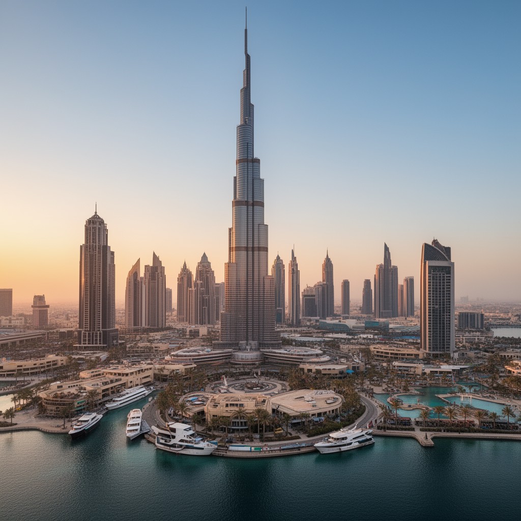 AI-generated illustration of Dubai