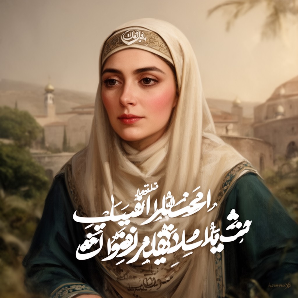 AI-generated illustration of Fatimah bint Muhammad