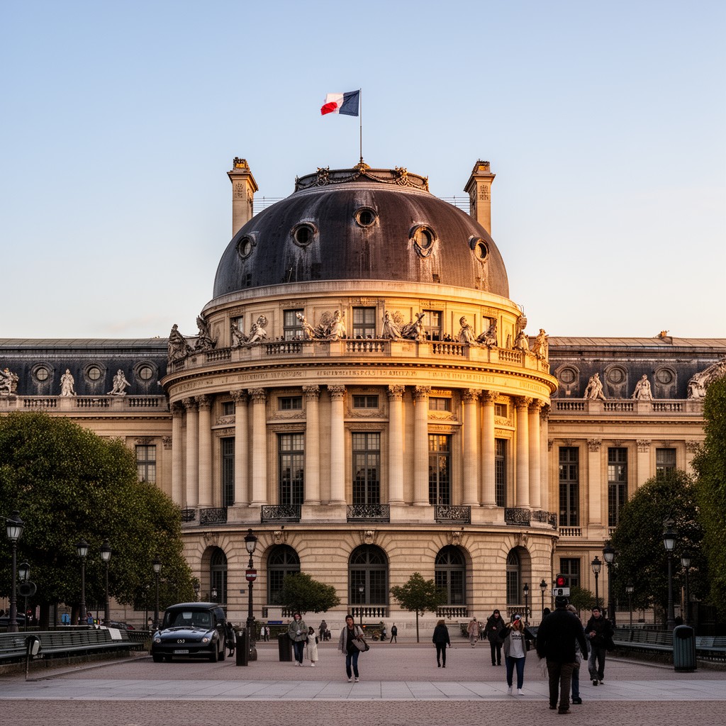 AI-generated illustration of Palais du Luxembourg