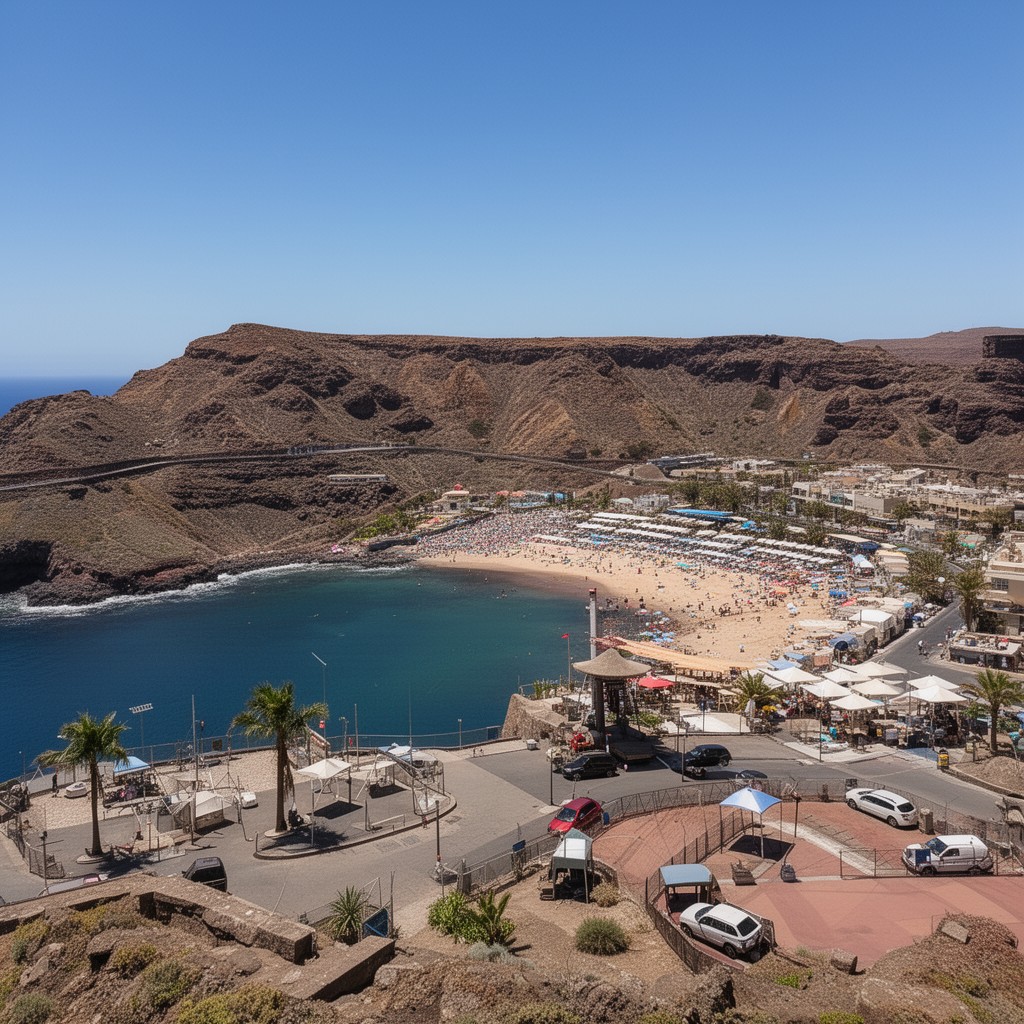 AI-generated illustration of Gran Canaria