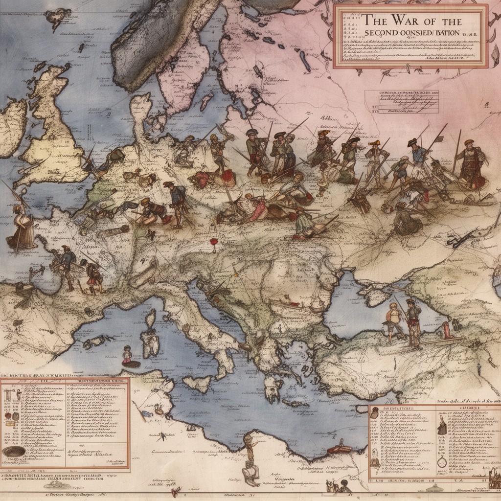 AI-generated illustration of War of the Second Coalition