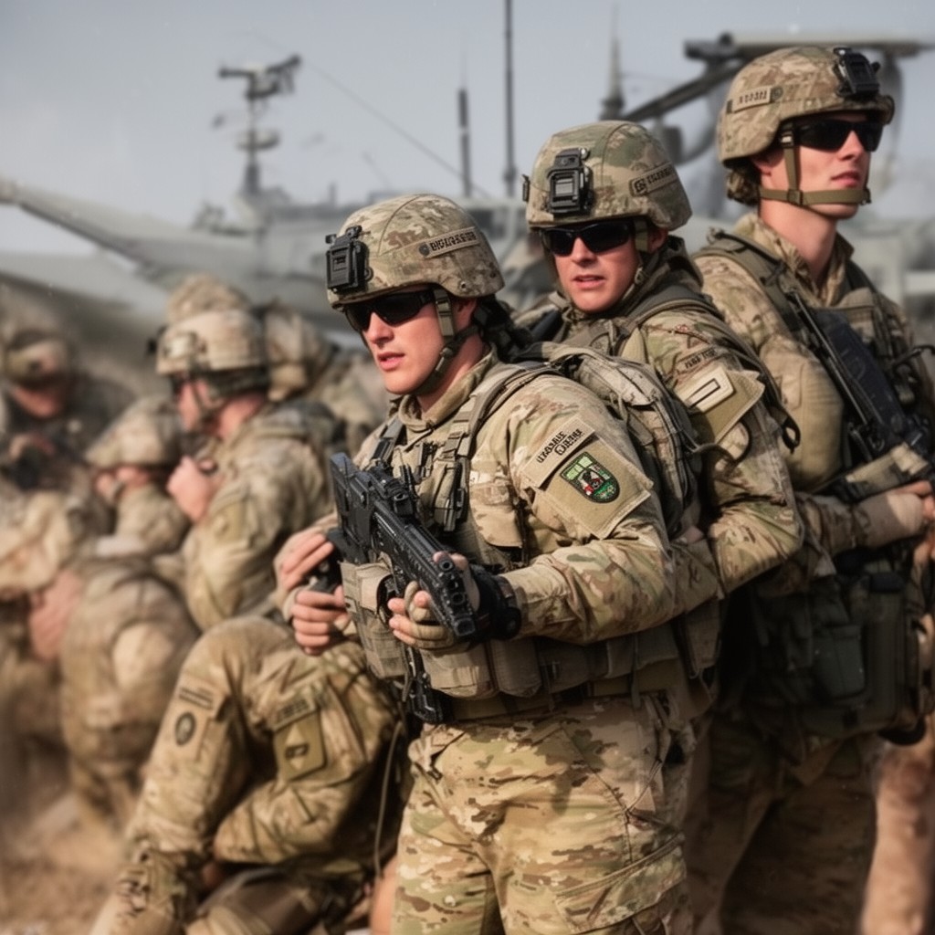 AI-generated illustration of 3rd Brigade Combat Team, 101st Airborne Division