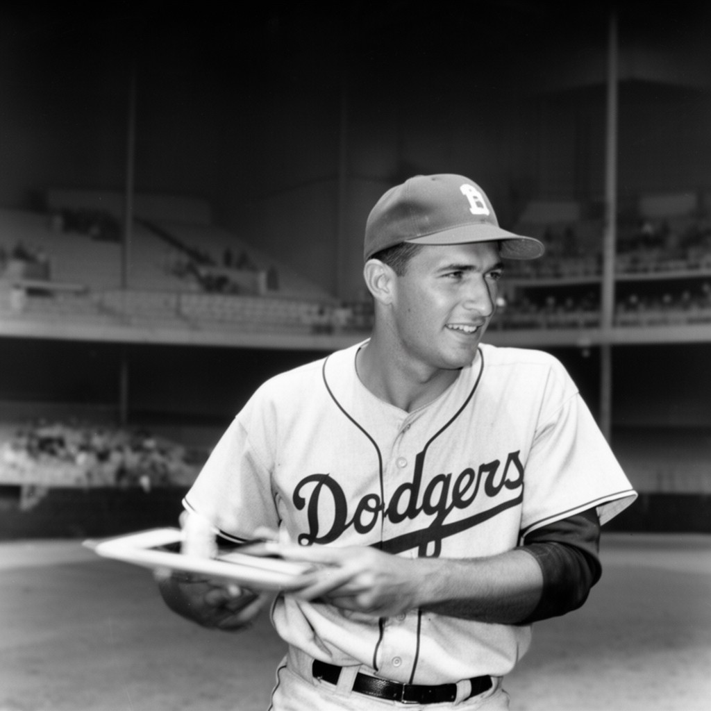 AI-generated illustration of Duke Snider