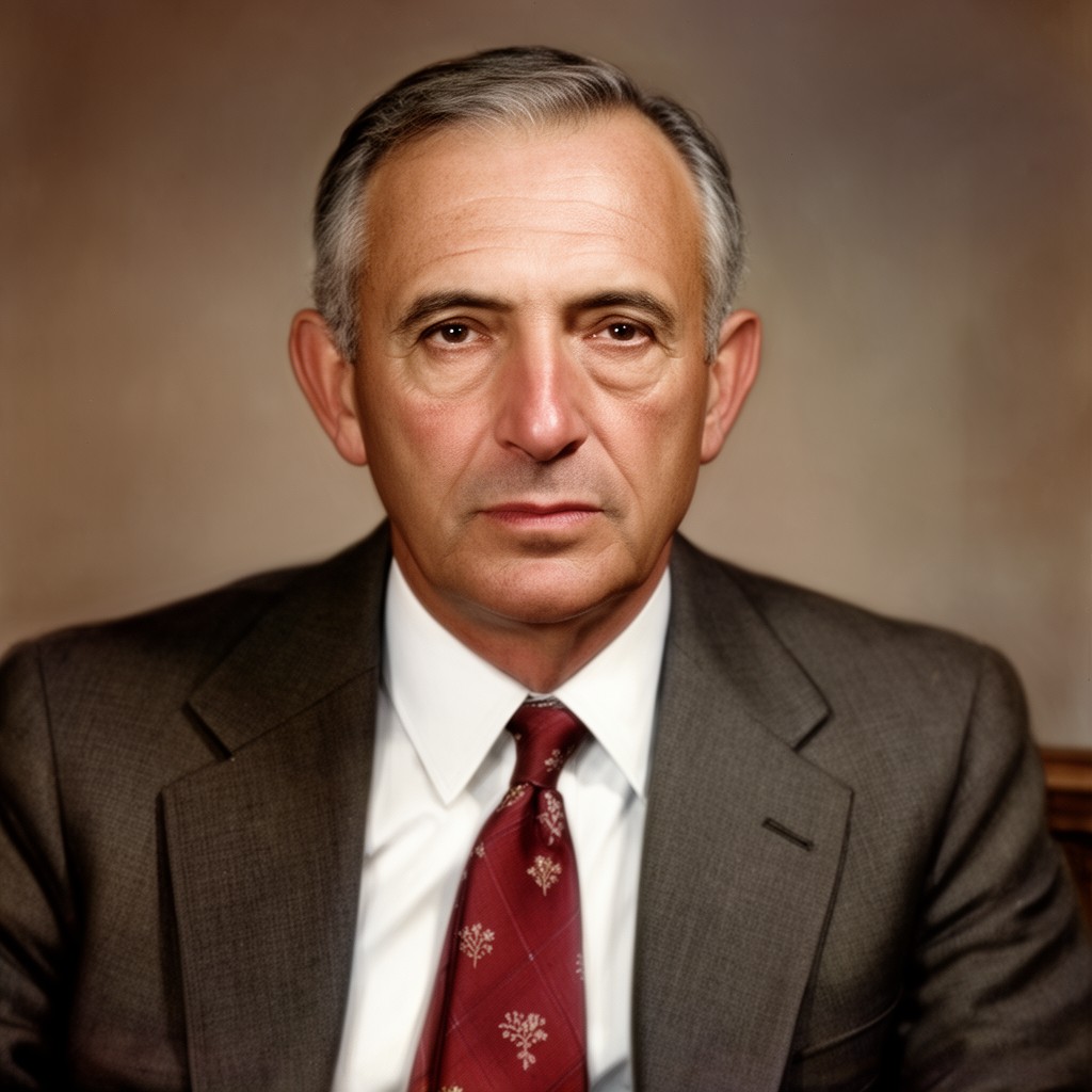 AI-generated illustration of Sam Rayburn