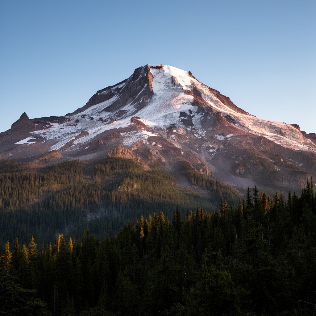 AI-generated illustration of Mount Jefferson