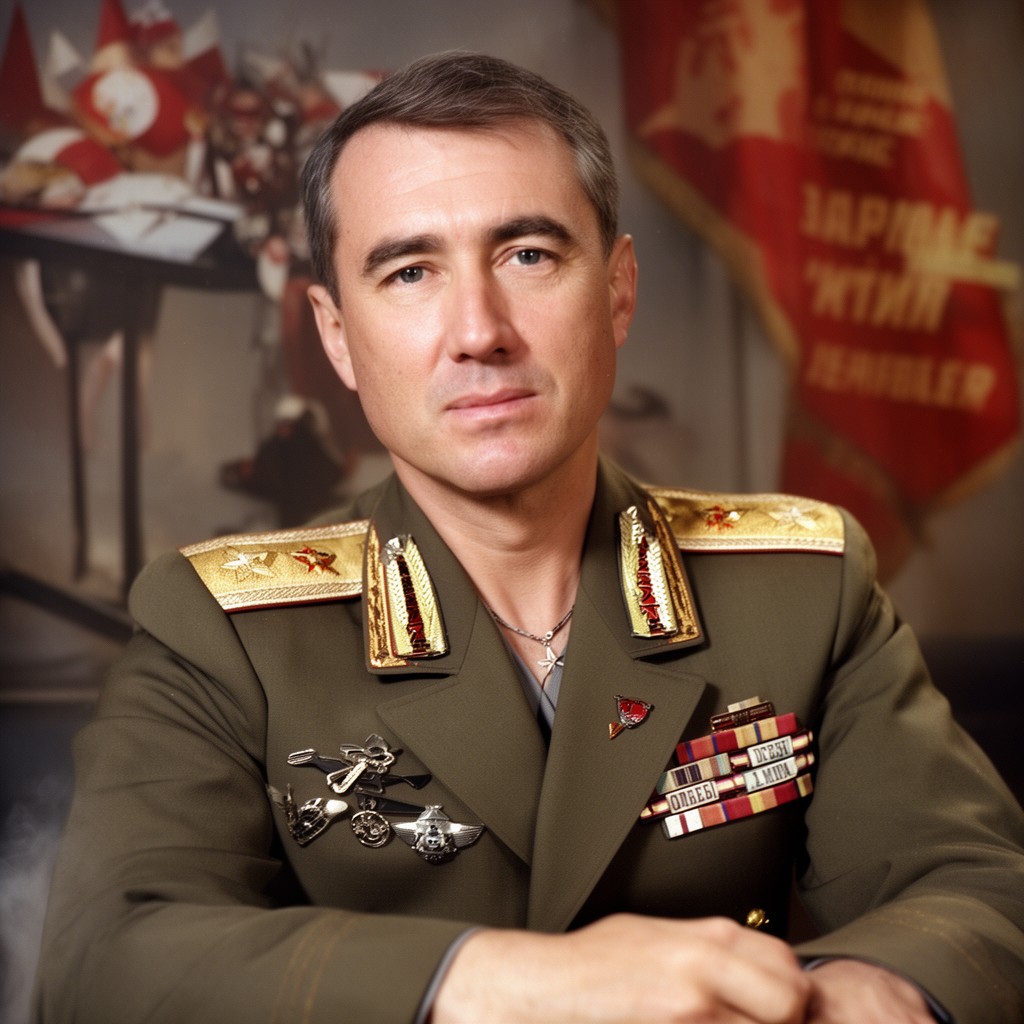 AI-generated illustration of Kuzma Derevyanko