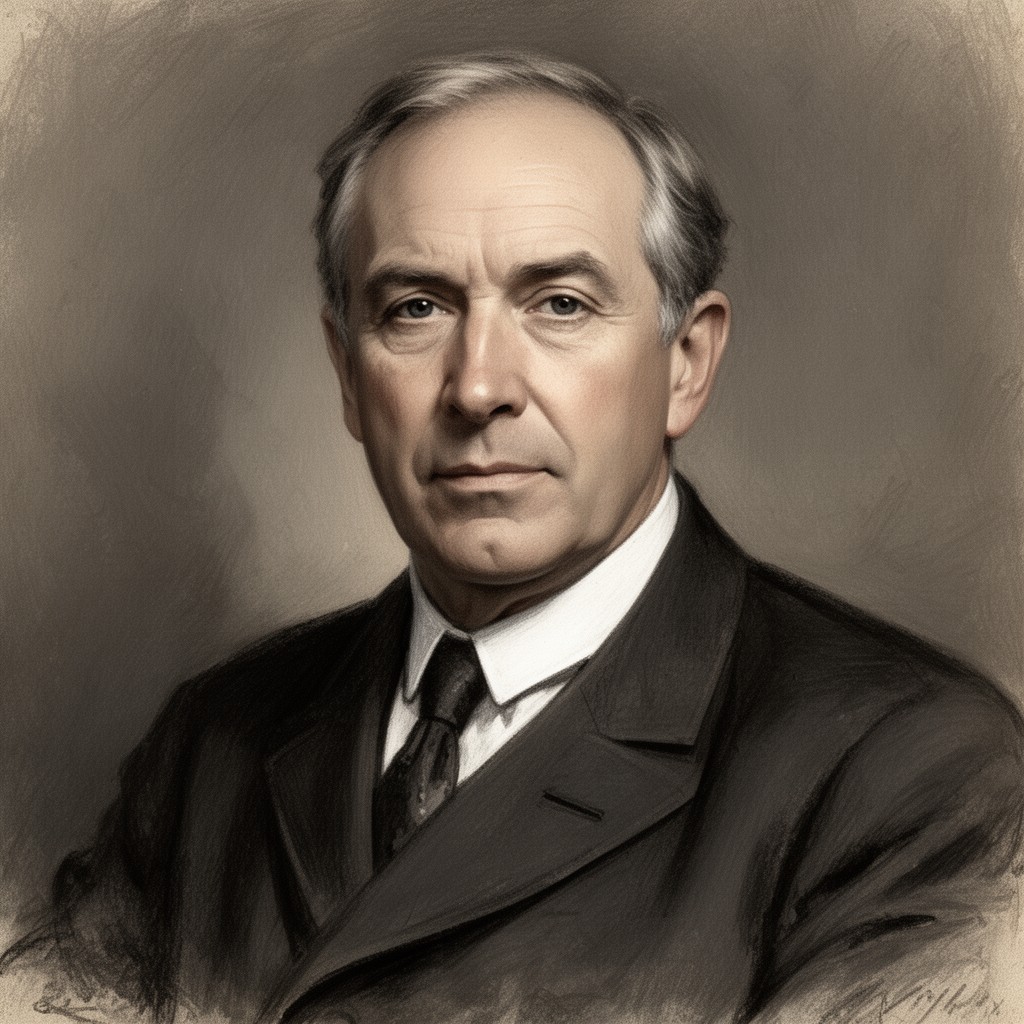 AI-generated illustration of Eduard Meyer