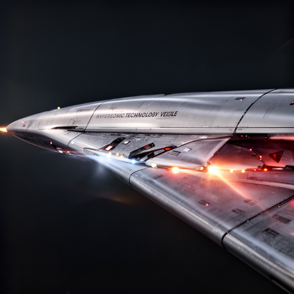 AI-generated illustration of Hypersonic Technology Vehicle programs