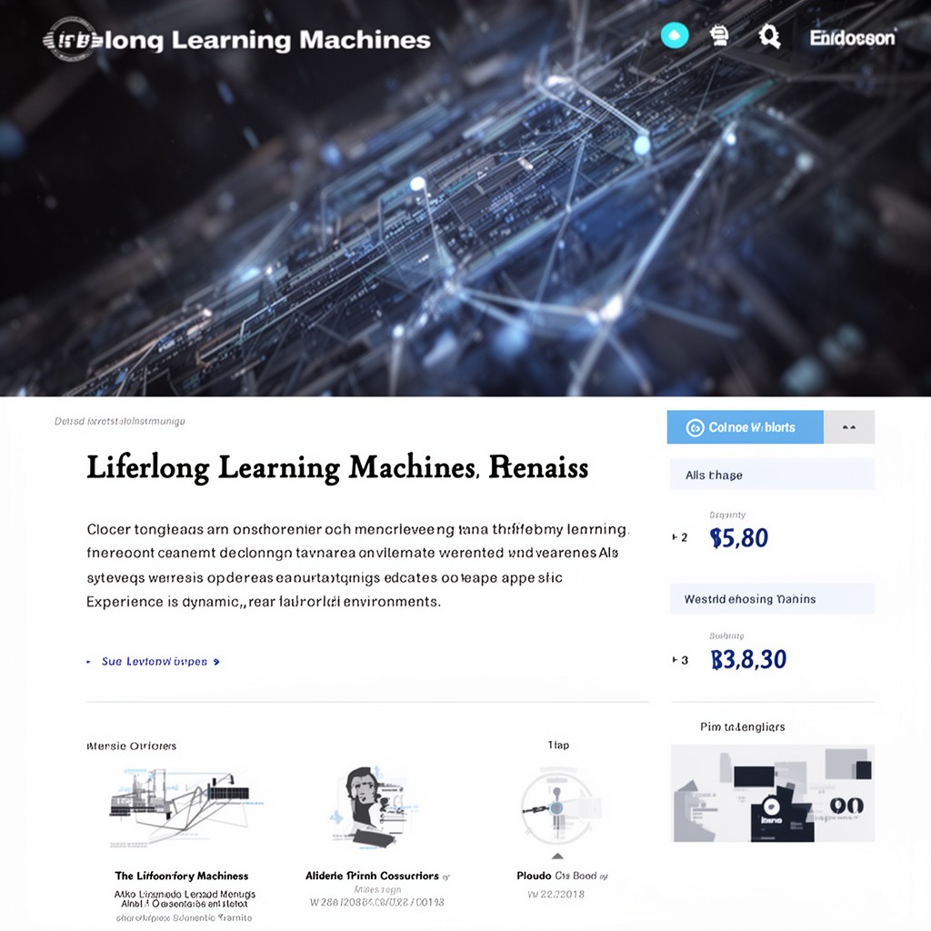 AI-generated illustration of Lifelong Learning Machines program