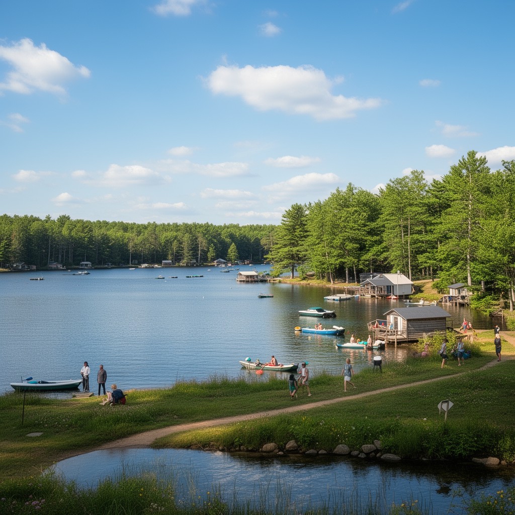 AI-generated illustration of Kawartha Lakes