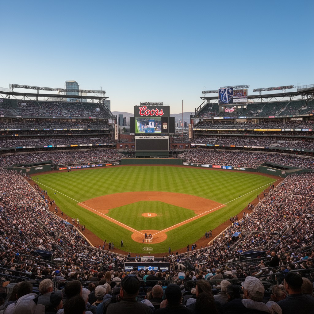 AI-generated illustration of Coors Field