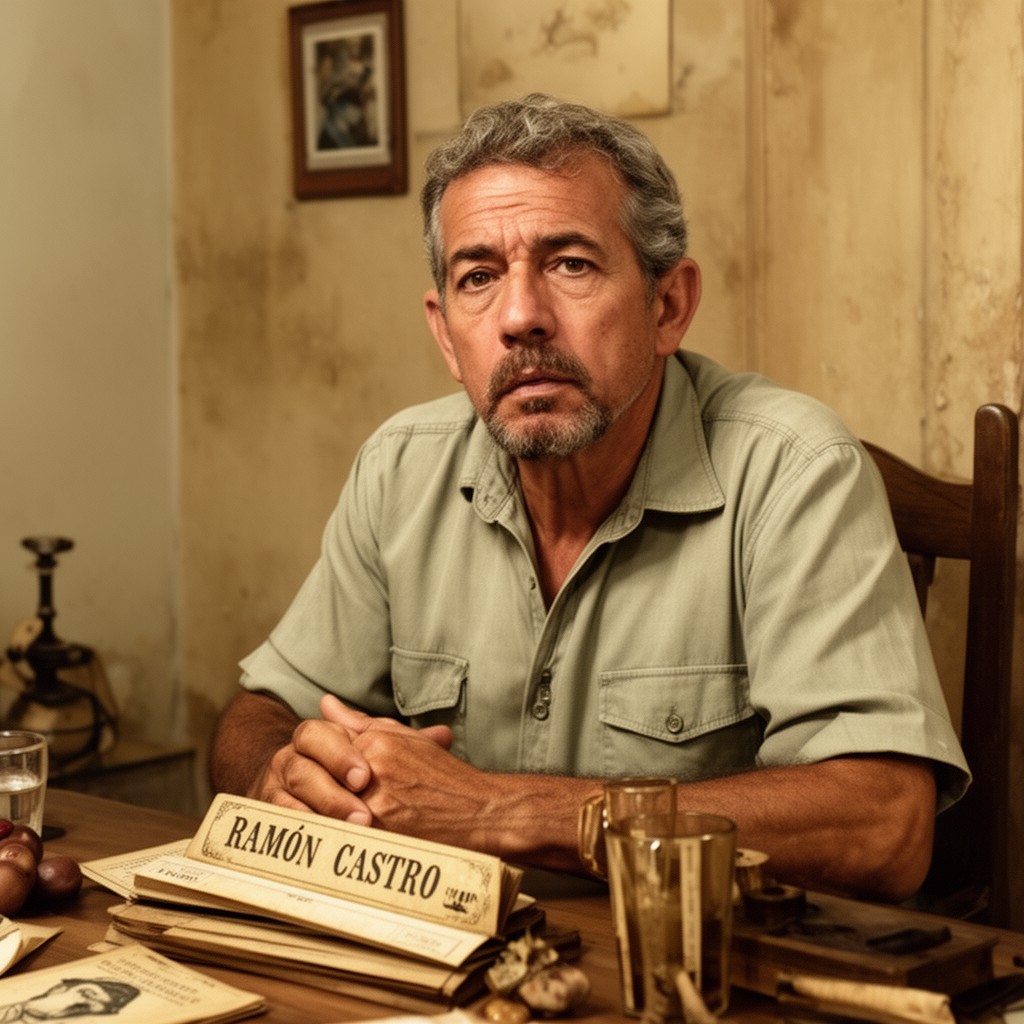AI-generated illustration of Ramón Castro