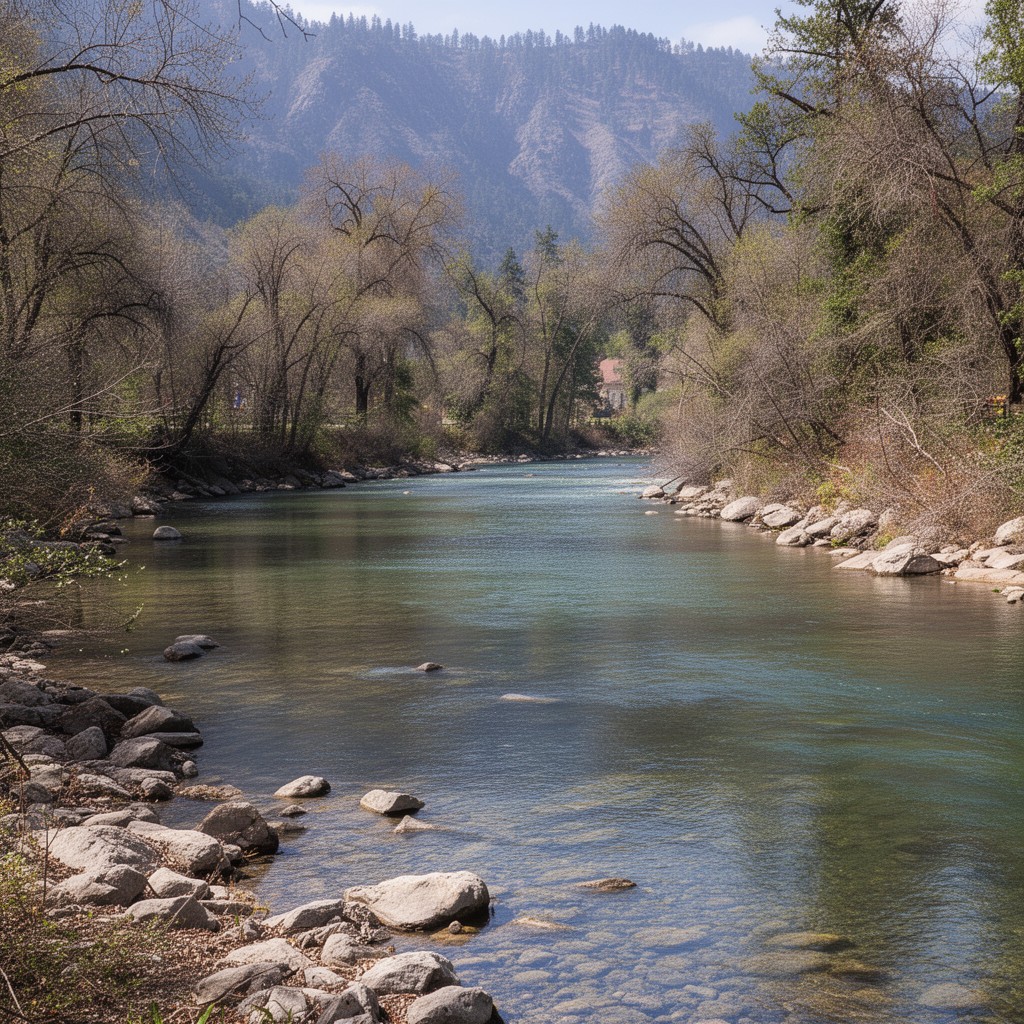 AI-generated illustration of American River