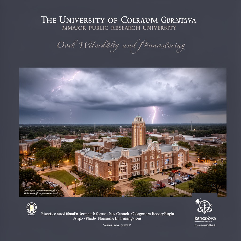 AI-generated illustration of University of Oklahoma