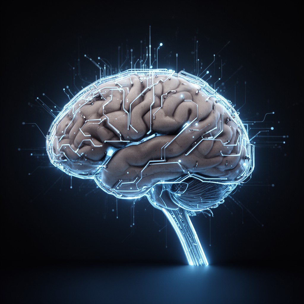 AI-generated illustration of Neuralink