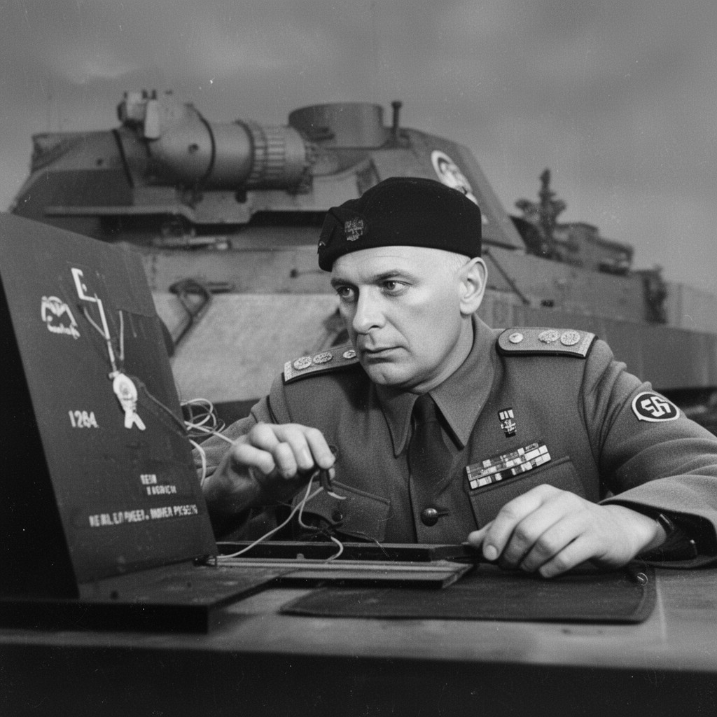 AI-generated illustration of Heinz Guderian