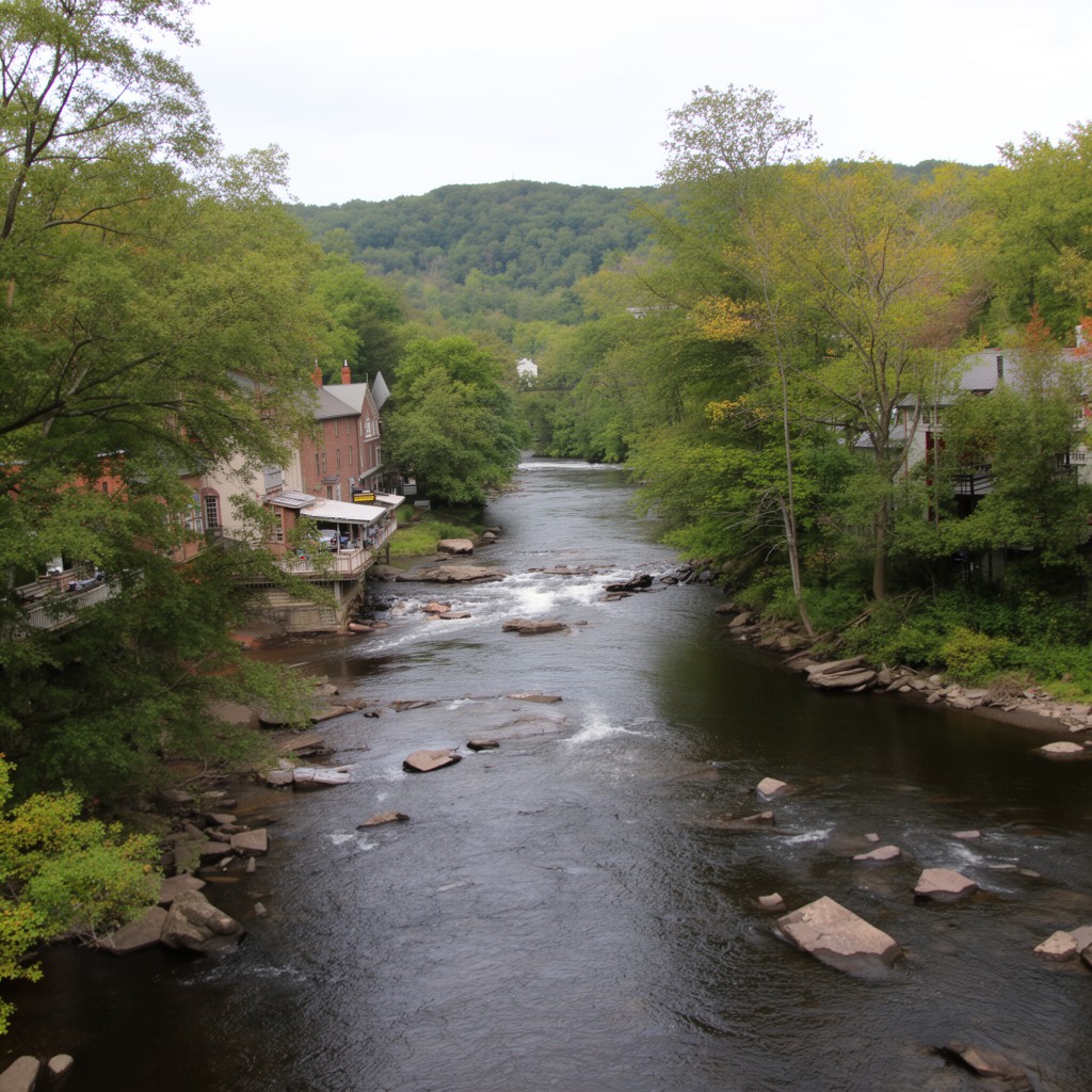 AI-generated illustration of Wappingers Falls