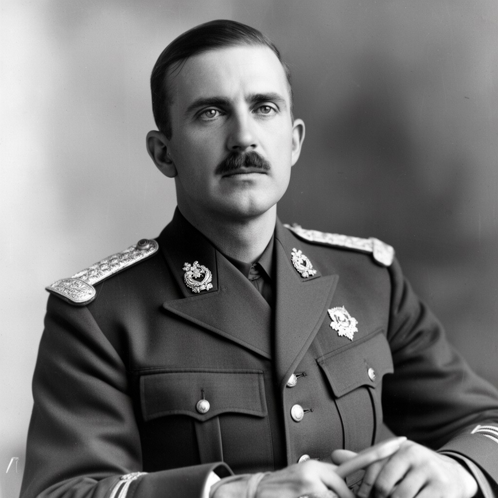 AI-generated illustration of Pyotr Wrangel