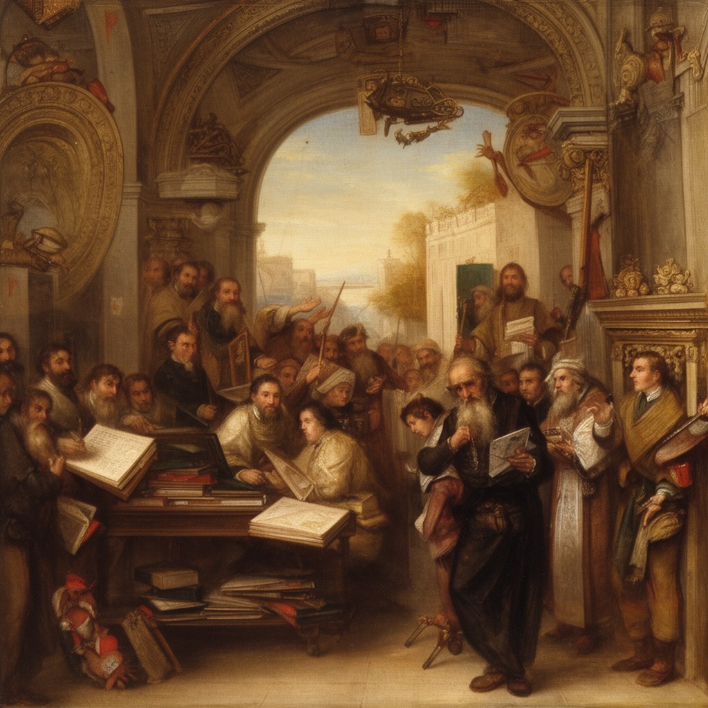 AI-generated illustration of Spanish Renaissance