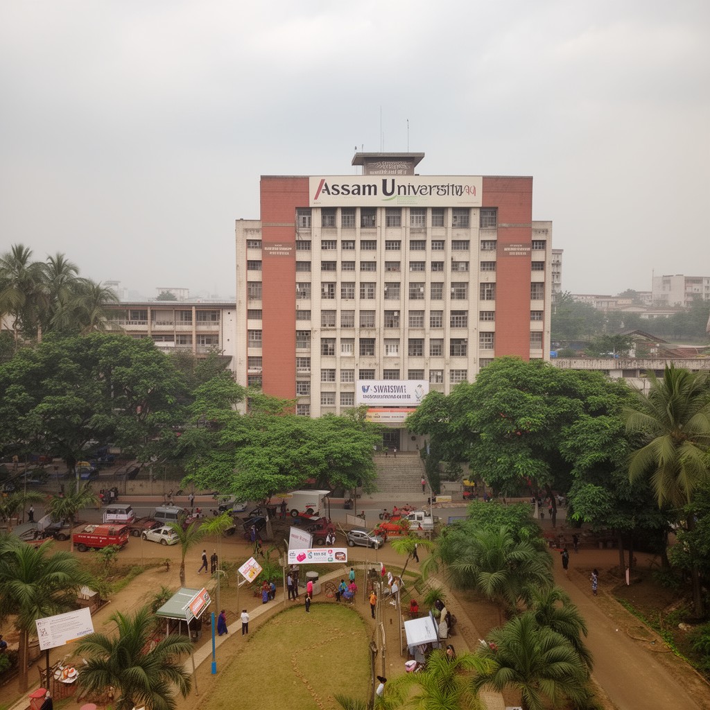 AI-generated illustration of Assam University