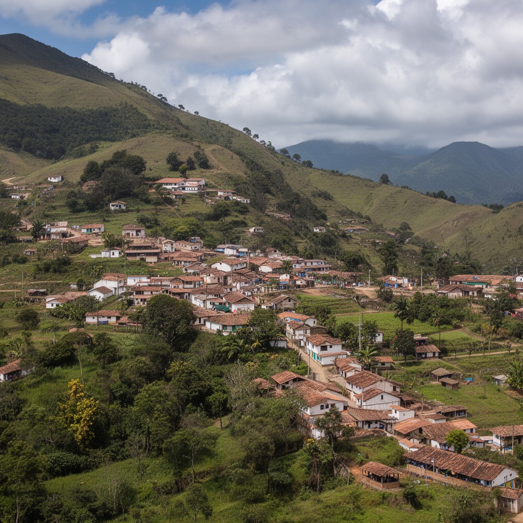 AI-generated illustration of Chocontá