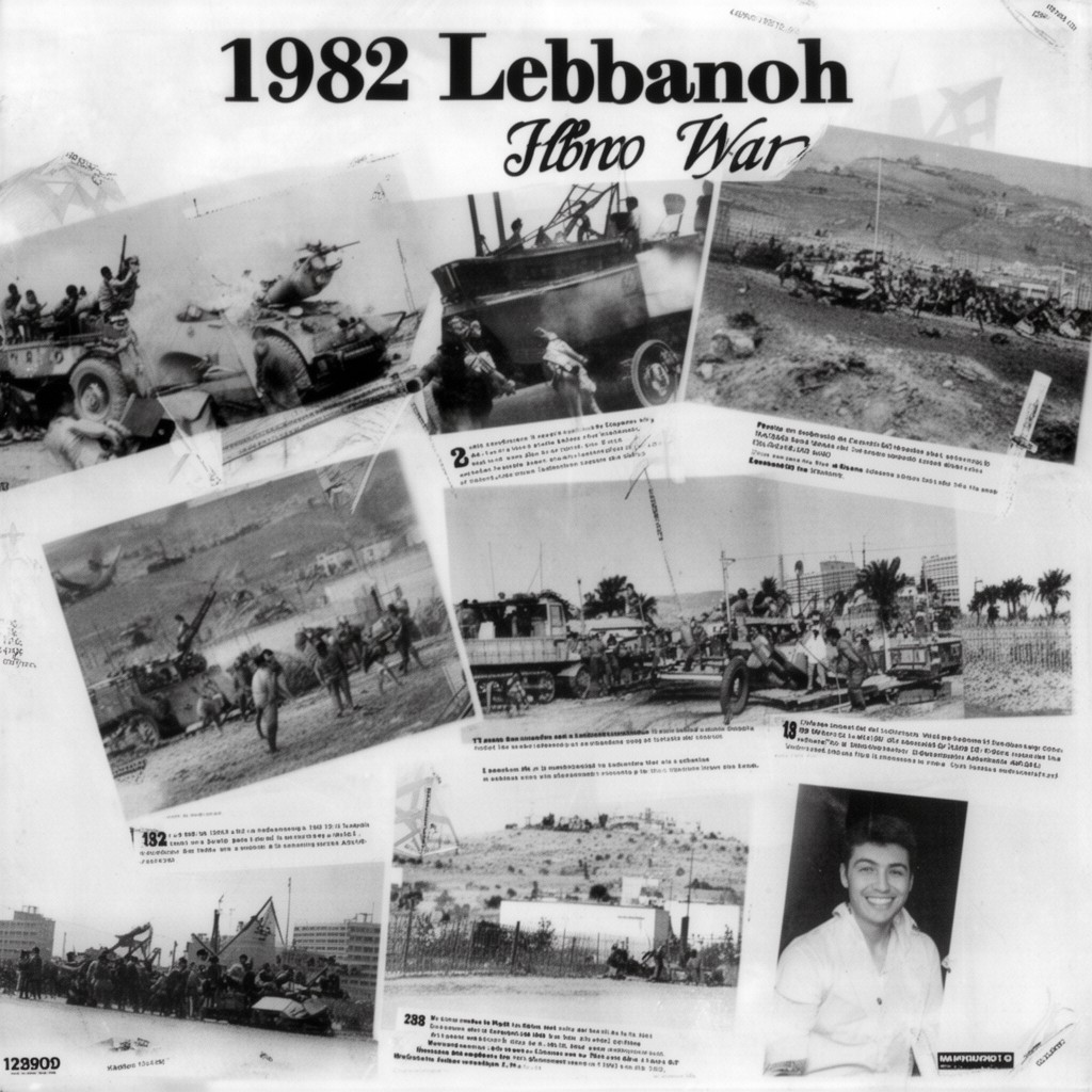AI-generated illustration of 1982 Lebanon War