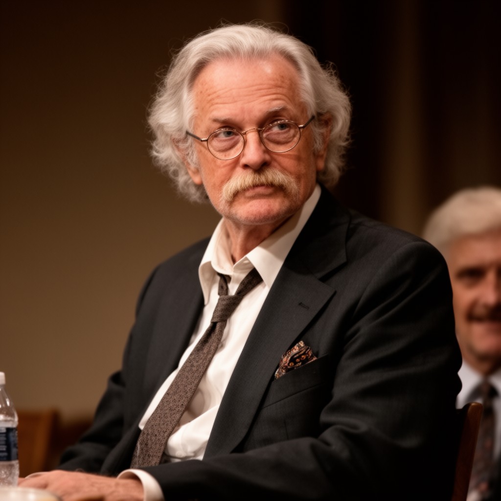 AI-generated illustration of Hal Holbrook