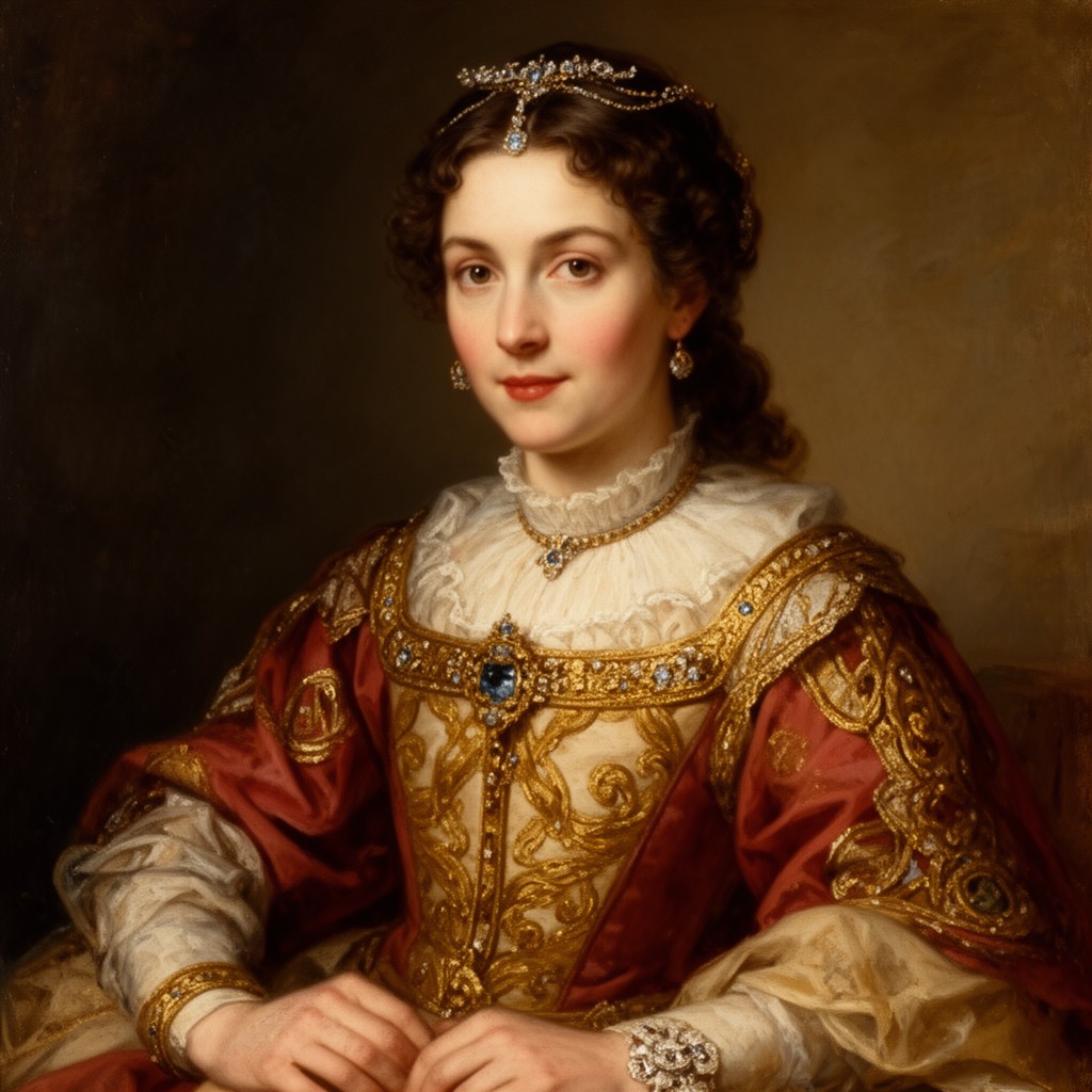 AI-generated illustration of Jeanne d’Albret