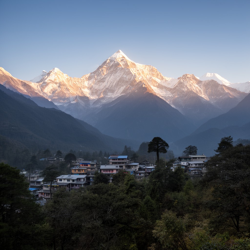AI-generated illustration of Kangchenjunga